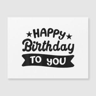 Carte Magnétique Joyeux anniversaire pour vous