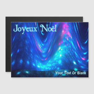 Carte Magnétique Joyeux Noё l - Qaanaaq - Lumières du Nord