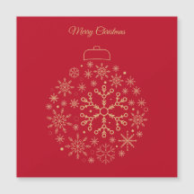 Carte magnétique Joyeux Noël