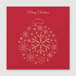 Carte magnétique Joyeux Noël