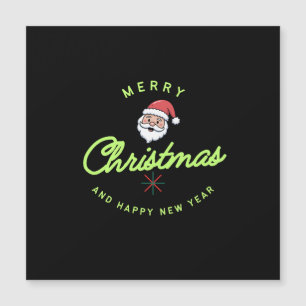Carte Magnétique Joyeux Noël et Bonne Année