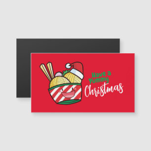 Carte Magnétique Joyeux Noël personnalisable et délicieux