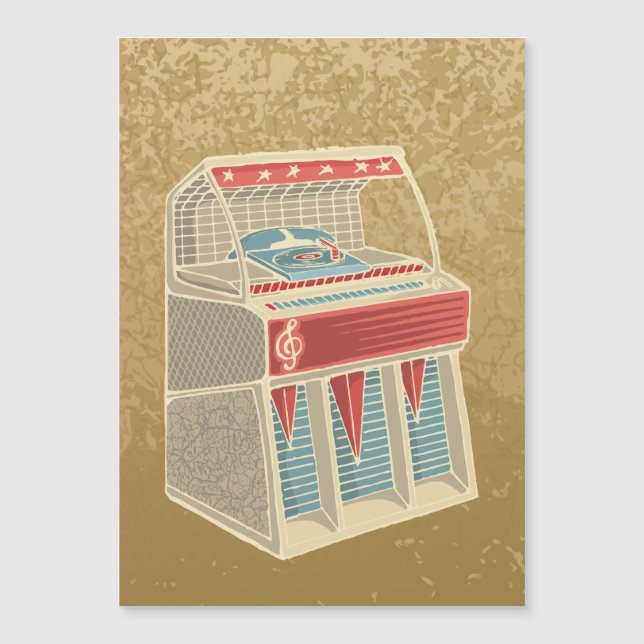Carte Magnétique Juke-box (Devant)