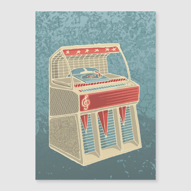 Carte Magnétique Juke-box (Devant)