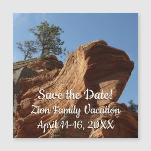 Carte Magnétique Jusqu'à Angels Landing dans le parc national de Si