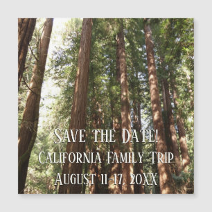 Carte Magnétique Jusqu'à Redwoods II au monument national de Muir W