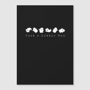 Carte Magnétique Just Little Boo Créatif Regard Décontracté