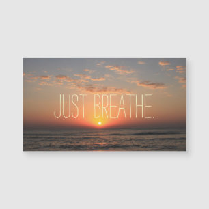 Carte Magnétique Juste Breathe