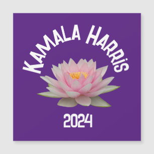 Carte Magnétique Kamala Harris Lotus 2024