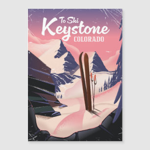 Carte Magnétique Keystone pour skier