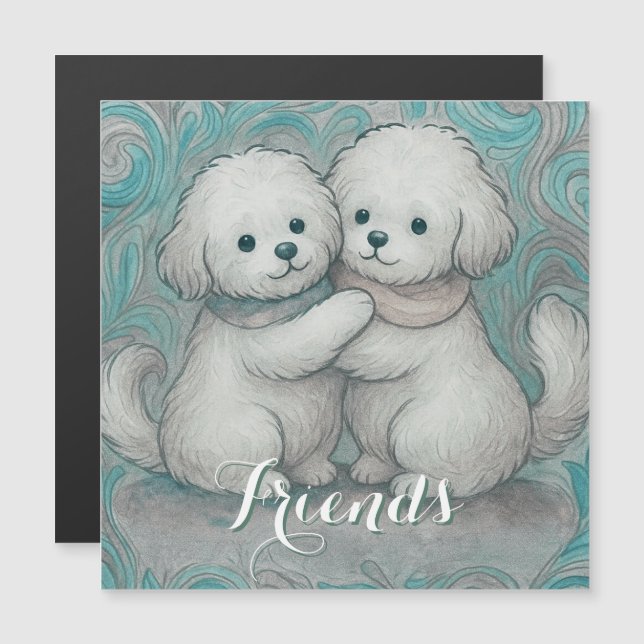 Carte Magnétique Kindred Paws  (Devant / Derrière)