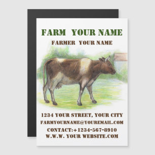 Carte Magnétique La ferme à la vache