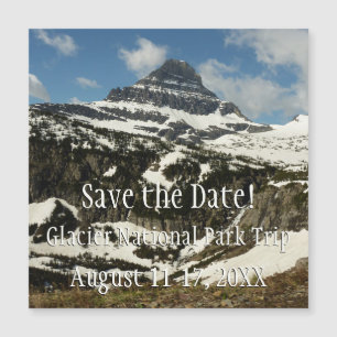 Carte Magnétique La montagne Reynolds du col Logan au parc Glacier