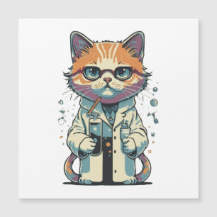 Carte Magnétique Laboratoire de chat ciblé
