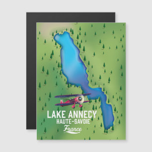 Carte Magnétique Lac d'Annecy,Haute-Savoie ,france