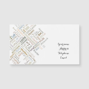 Carte Magnétique Lait