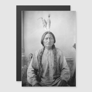 Carte Magnétique Lakota Leader assis Bull Amérindien