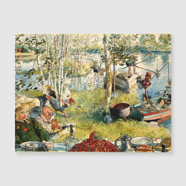 Carte Magnétique Larsson - Cray Fishing (Devant)