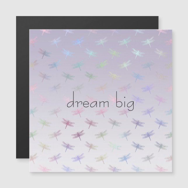 Carte Magnétique Lavender Ombre Arc-en-ciel (Devant / Derrière)