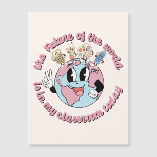 Carte Magnétique L'avenir du monde est dans ma classe