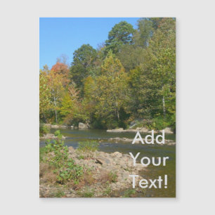 Carte Magnétique Lazy West Virginia River