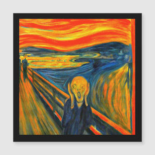 Carte Magnétique Le cri d'Edvard Munch,
