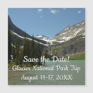 Carte Magnétique Le lac Grinnell au parc national des Glaciers