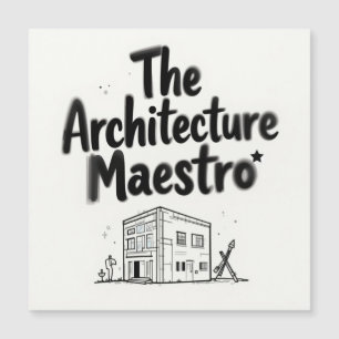Carte Magnétique Le Maestro d'Architecture
