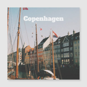 Carte Magnétique Le Nyhavn emblématique, Copenhague, Danemark