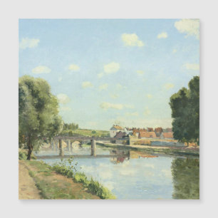 Carte Magnétique Le Pont Du Chemin De Fer Camille Pissarro  