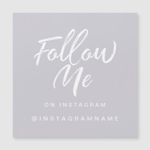 Carte Magnétique Les médias sociaux violets à la mode modernes me