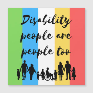 Carte Magnétique les personnes handicapées sont aussi des personnes