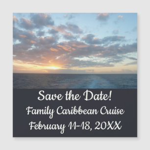 Carte Magnétique Lever du soleil sur Sea I Pastel Seascape