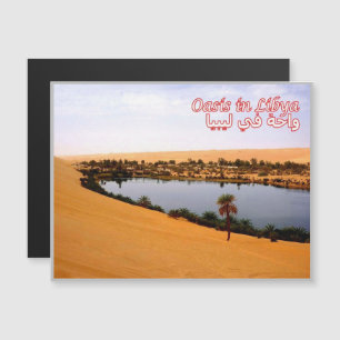 Carte Magnétique Libye - Oasis -