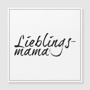 Carte Magnétique Lieblingsmama