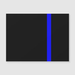 Carte Magnétique Ligne Bleue Mince Symbolique verticale