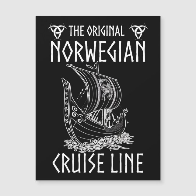 Carte Magnétique Ligne de croisière norvégienne d'origine - Voyage  (Devant)