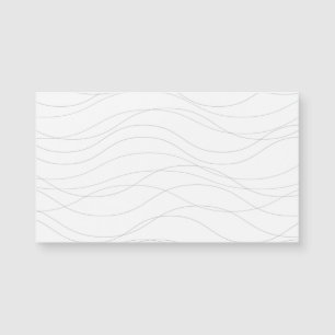 Carte Magnétique Lignes graphiques ondulées modernes, simples, chic