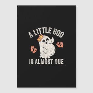 Carte Magnétique Little Boo est presque à terme Annonce de grossess