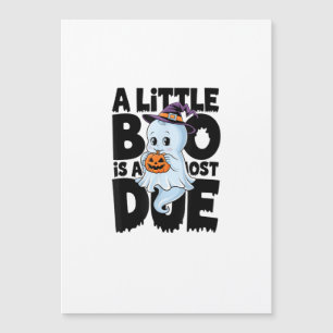 Carte Magnétique Little Boo est presque à terme Jolie grossesse Hal