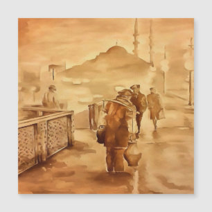 Carte Magnétique Livraison De Yaourts À Istanbul Peinture Ar Histor