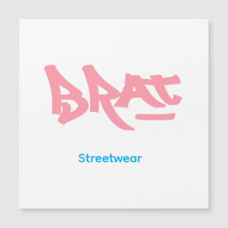 Carte Magnétique Logo Brat