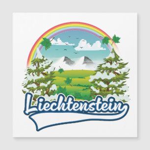 Carte Magnétique logo de Liechtenstein Travel