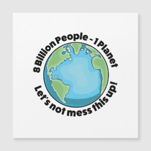 Carte Magnétique Logo Environnement