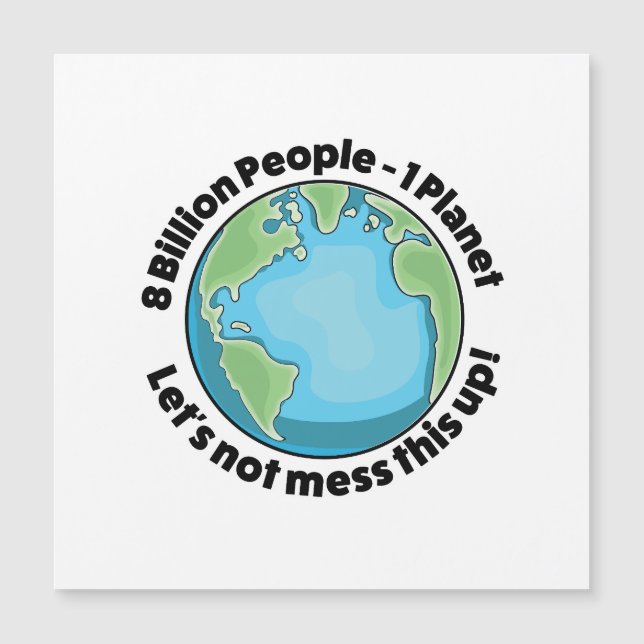 Carte Magnétique Logo Environnement (Devant)