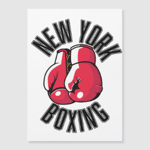 Carte Magnétique logo New York Boxing