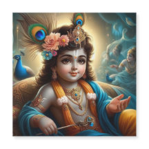Carte magnétique Lord Krishna