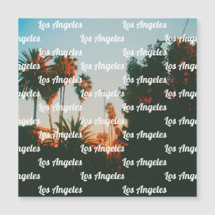 Carte Magnétique Los Angeles, West Hollywood Voyage Souvenir