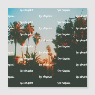 Carte Magnétique Los Angeles, West Hollywood Voyage Souvenir