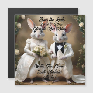 Carte Magnétique "Love Hops Down Under : A Bilby Mariage Celebratio